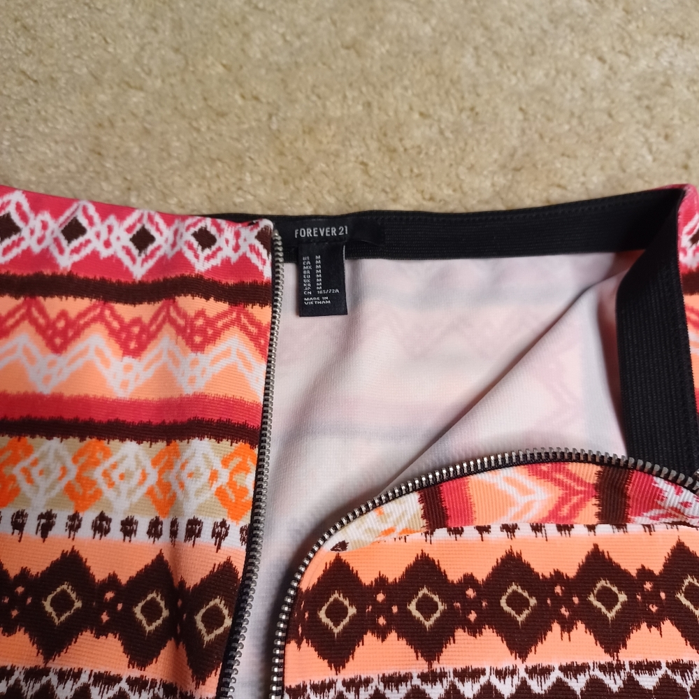 Forever 21 multicolor mini skirt - Picture 4 of 10